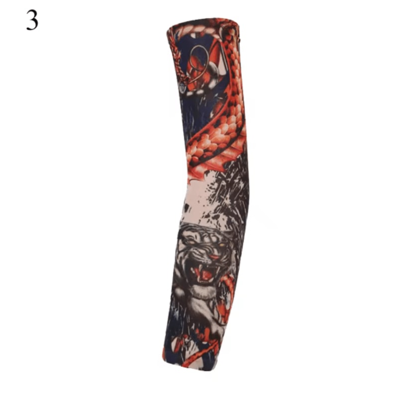 Floral UV Protection Arm Sleeves For Cyclin Sports Outdoor Wear 9