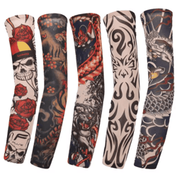 floral uv protection arm sleeves for cyclin sports & outdoor wear