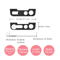 Privacy Webcam Cover Slider For IPhone 14 Series Cameras 6