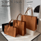 Large Capacity Felt Crossbody Shoulder Bag For Everyday Travel Casual Use 2