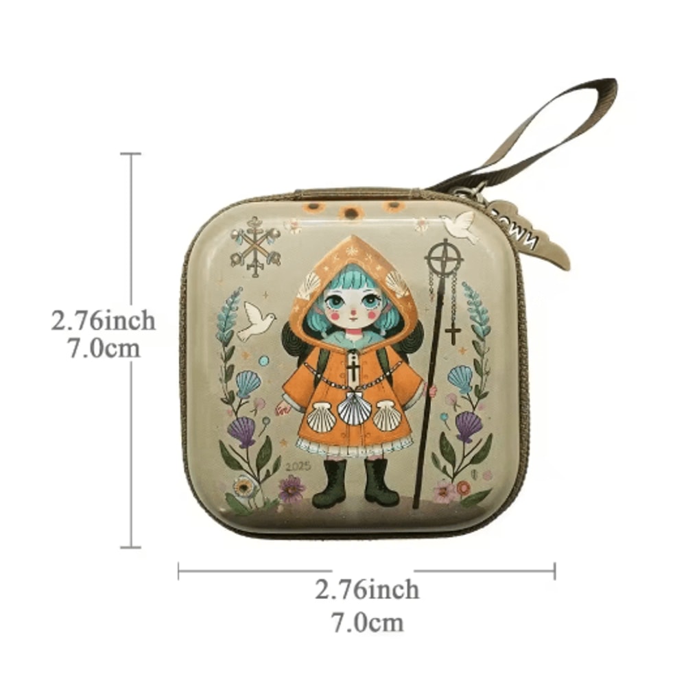 Portable Virgin Mary Rosary Storage Case For Prayer Jewelry Organization 1