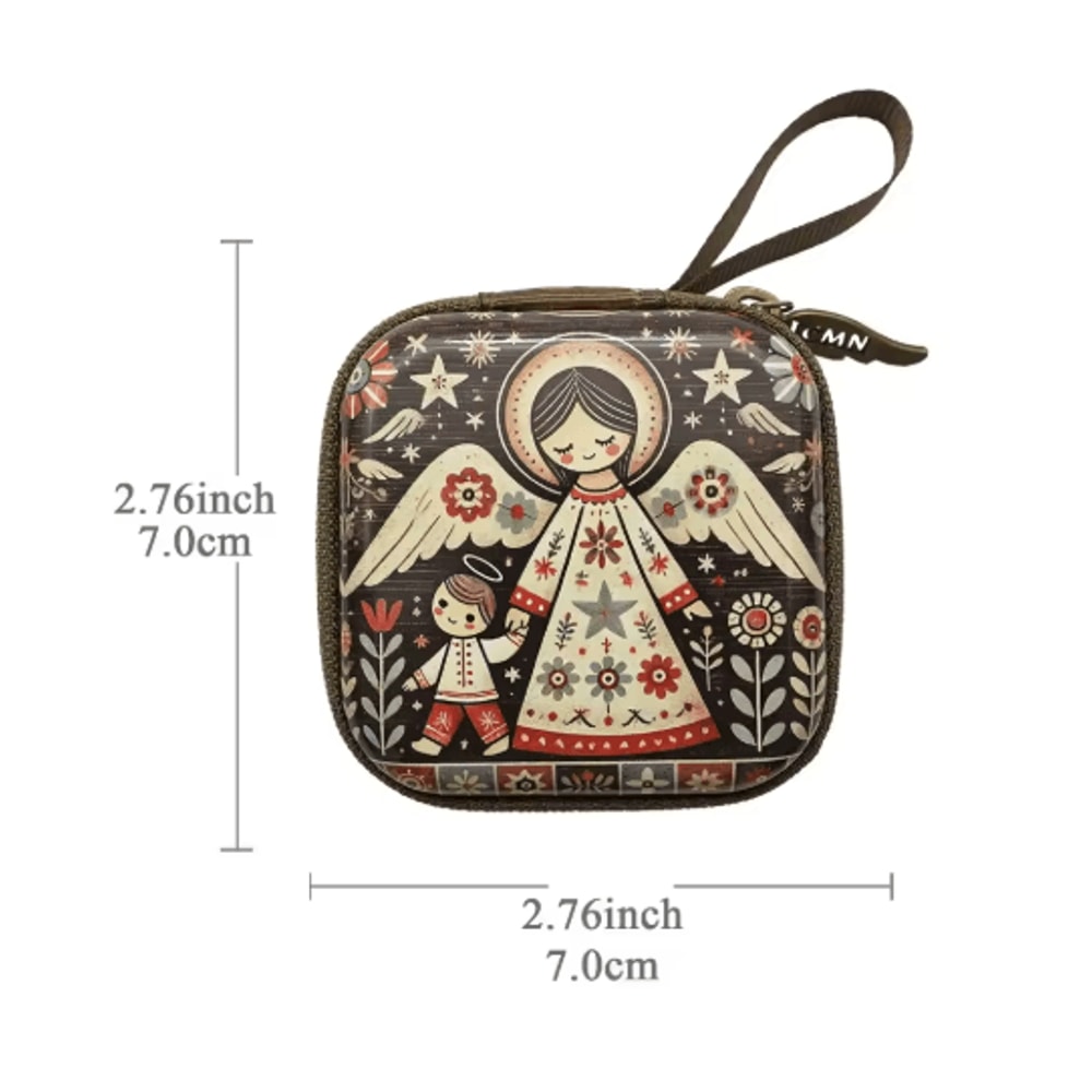 Portable Virgin Mary Rosary Storage Case For Prayer Jewelry Organization 15