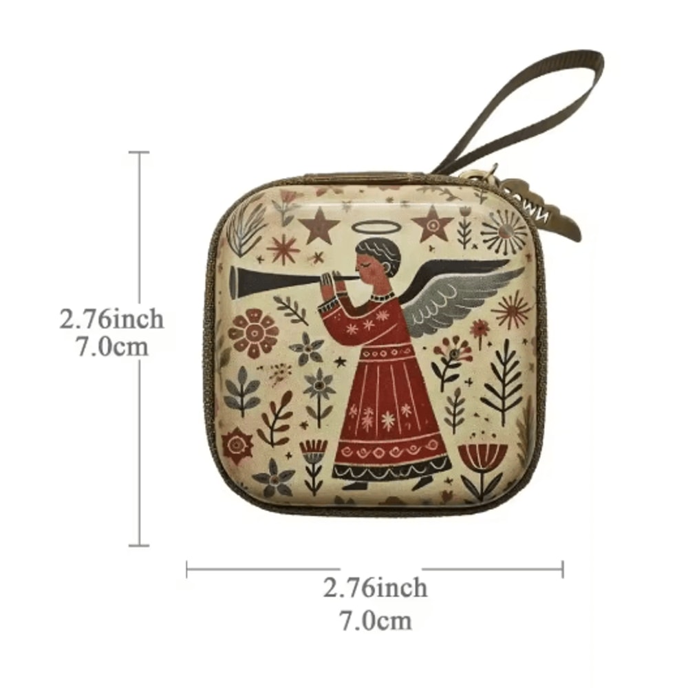 Portable Virgin Mary Rosary Storage Case For Prayer Jewelry Organization 19