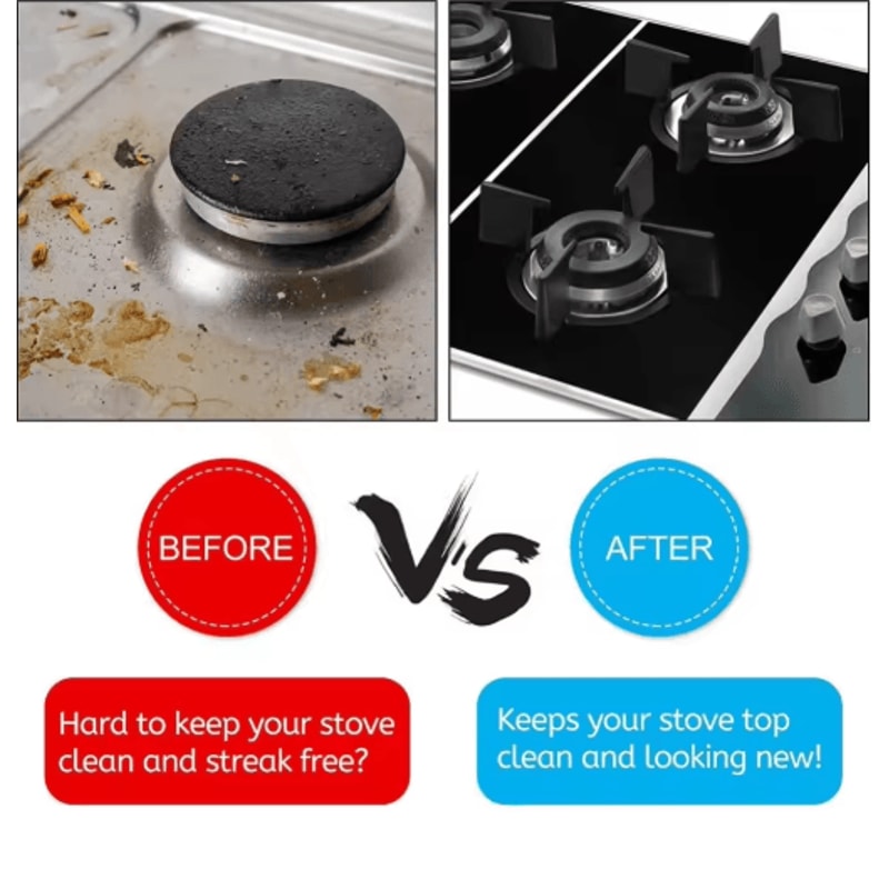 Reusable Gas Stove Protector Liners For Cleaner Heat Resistant Cooking 8