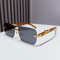 Rimless Retro Sunglasses With Metal Temples For Men Women 7