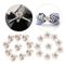 Flower Rhinestone Pearl Buttons Set For Wedding DIY Decorations 0