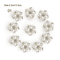 Flower Rhinestone Pearl Buttons Set For Wedding DIY Decorations 4