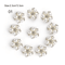 Flower Rhinestone Pearl Buttons Set For Wedding DIY Decorations 4