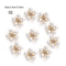 Flower Rhinestone Pearl Buttons Set For Wedding DIY Decorations 5