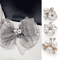 Flower Rhinestone Pearl Buttons Set For Wedding DIY Decorations 8