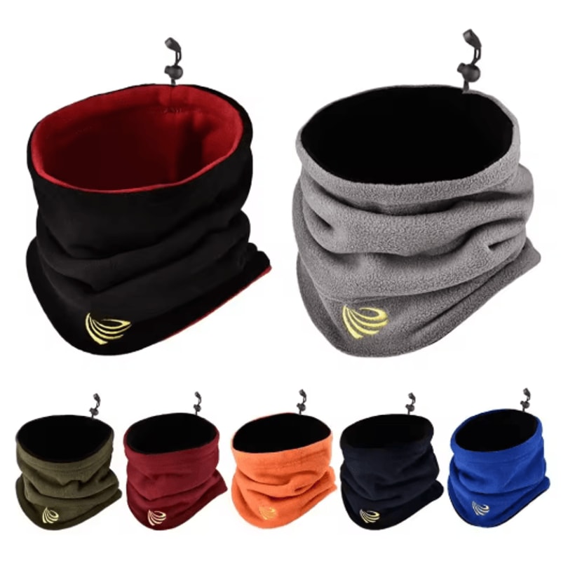 Fleece Neck Gaiter Face Cover For Winter Sports Outdoor Protection 11