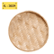 Handwoven Bamboo Basket Tray For Fruit Bread Home Decoration 1