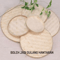 Handwoven Bamboo Basket Tray For Fruit Bread Home Decoration 9