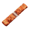 Wide Elastic Sequin Waist Belt With Gold Buckle For Women 1