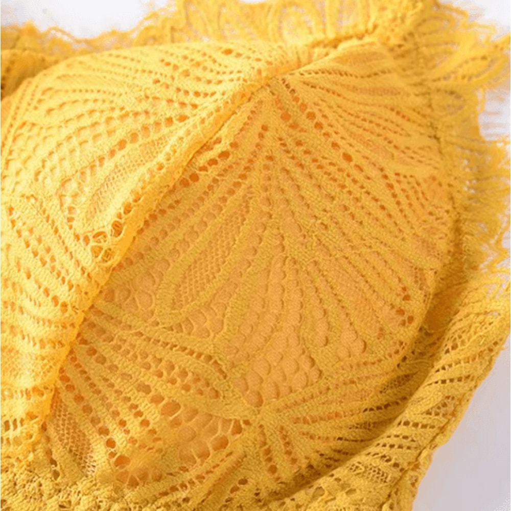 Lace Sleeveless Crop Top Bralette For Womens Summer Fashion 9