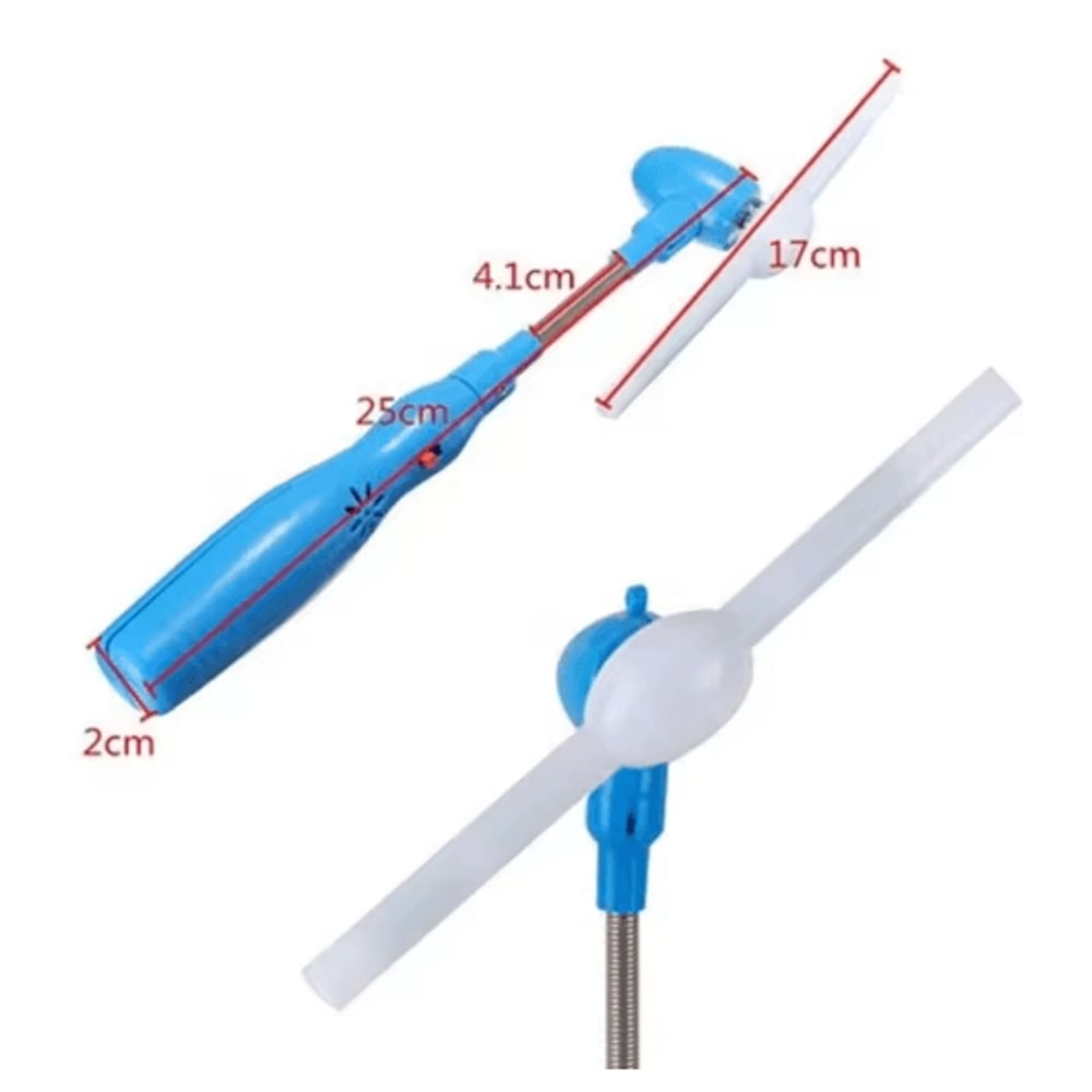 LED Light Up Windmill Spinner Toy With Flashing Rainbow Lights 2