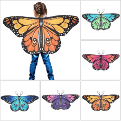 butterfly wings fairy cape for girls dress up & costume play
