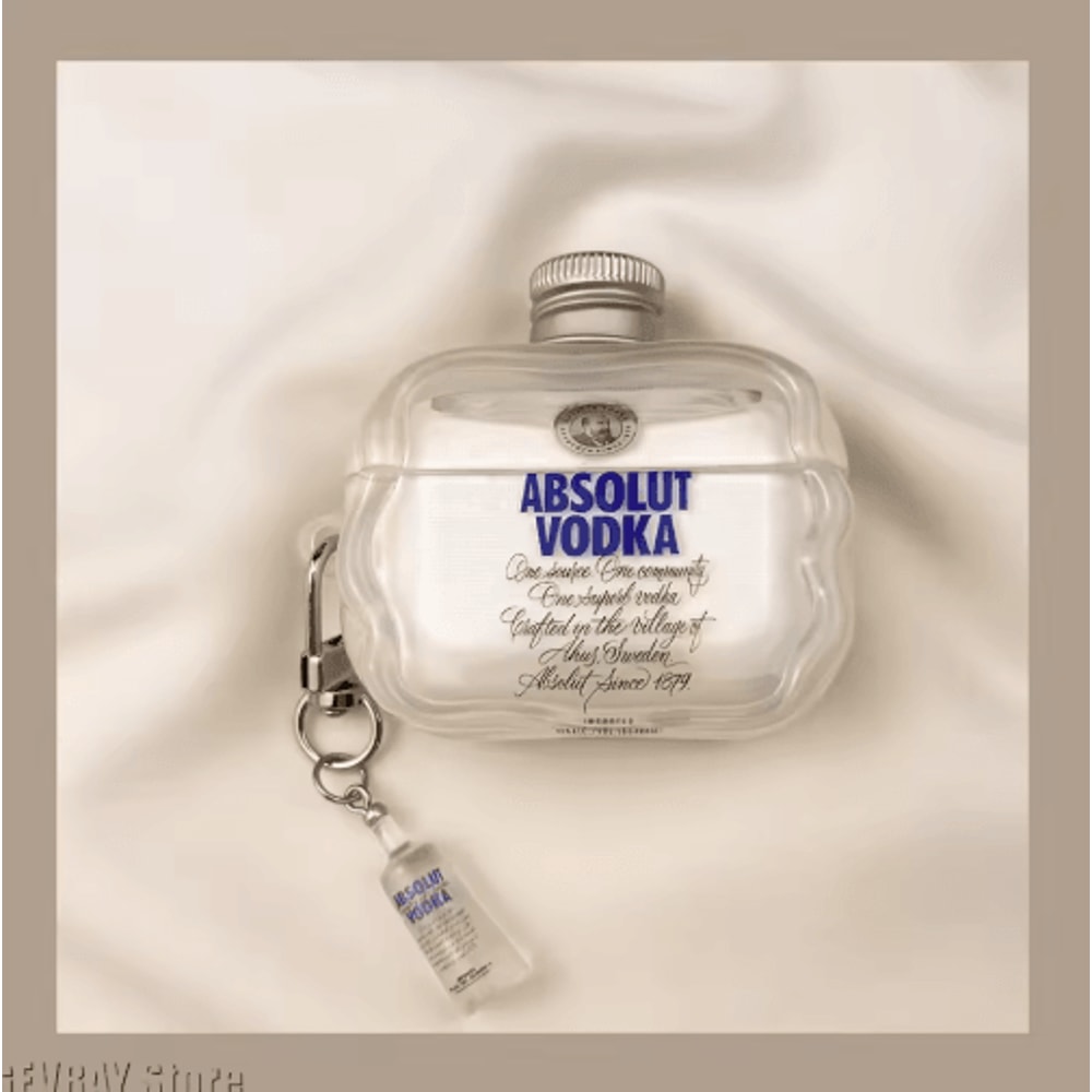 Vodka Bottle AirPods Case For AirPods 4 Pro 2 3rd Generation 1