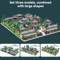 Classic Chinese Garden Mini Building Blocks With LED Light 10