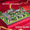 Classic Chinese Garden Mini Building Blocks With LED Light 2