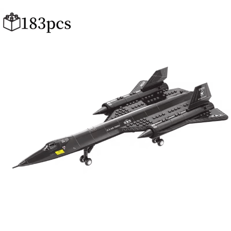 SR71 Blackbird Spy Plane Building Block Set For STEM Learning 1