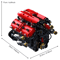 Technical V8 Engine Building Block Set With Electric Motor 1370PCS 3