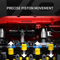 Technical V8 Engine Building Block Set With Electric Motor 1370PCS 6