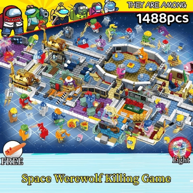 Space Werewolf Building Block Game Figures For Kids Collectors 7