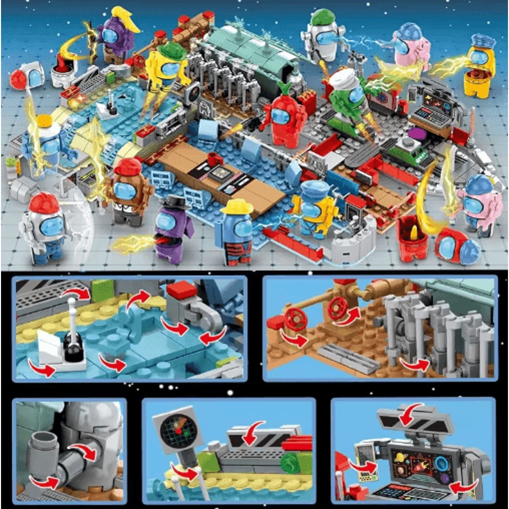 Space Werewolf Building Block Game Figures For Kids Collectors 0