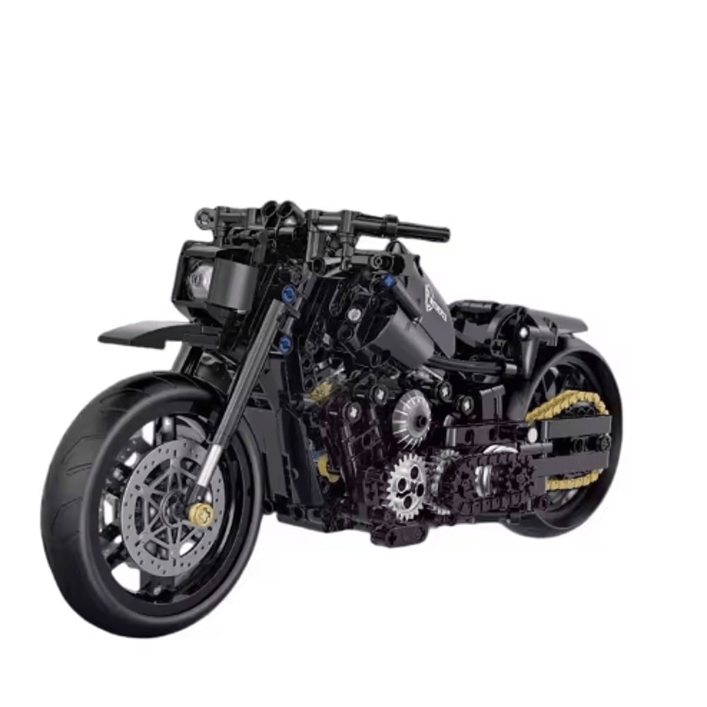 Technical Motorcycle Building Block Set For Racing Motorbike Fans 1
