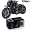 Technical Motorcycle Building Kit With Creative MOC Construction Bricks 3