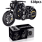 Technical Motorcycle Building Kit With Creative MOC Construction Bricks 3