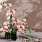 Orchid Flower Bouquet Building Block Set 866PCS Romantic Display Model 4