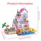 Summer Seaside Villa Building Block Set With City Street View Figures 1