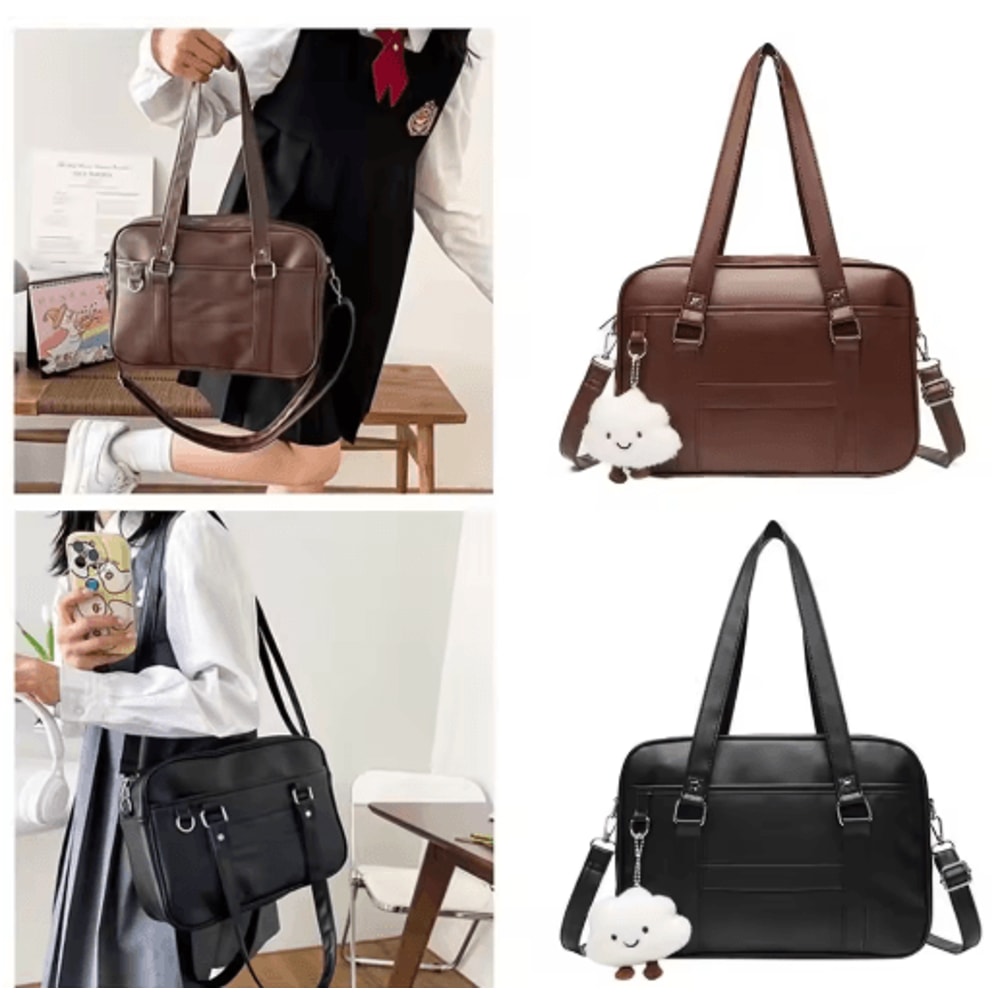 Japanese Style JK Shoulder Bag For Women Students 0