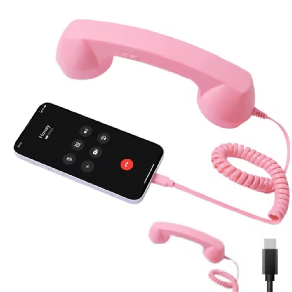 TypeC Handheld Phone Receiver With Microphone For Mobile Calls 3