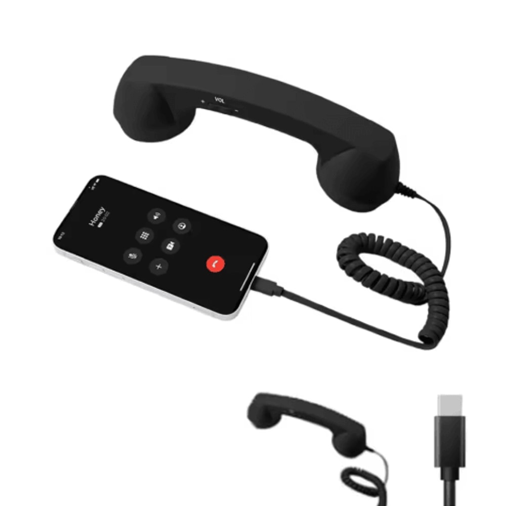TypeC Handheld Phone Receiver With Microphone For Mobile Calls 4