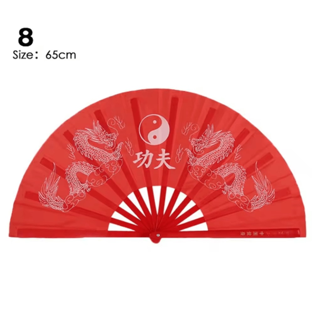Chinese Tai Chi Folding Fan For Dance Yoga Wedding Decor 2