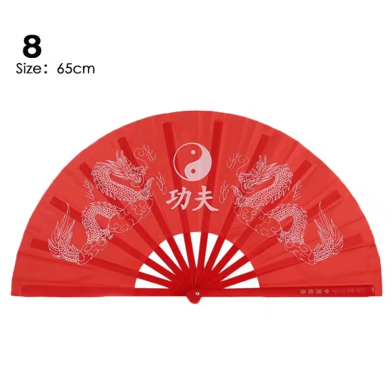 Chinese Tai Chi Folding Fan For Dance Yoga Wedding Decor 2