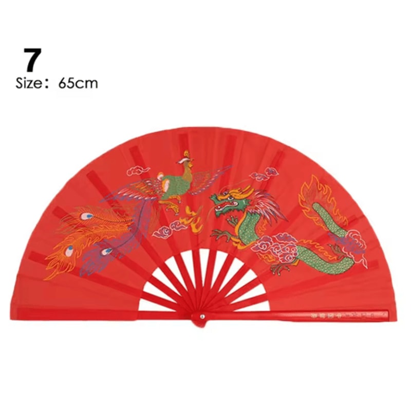 Chinese Tai Chi Folding Fan For Dance Yoga Wedding Decor 3