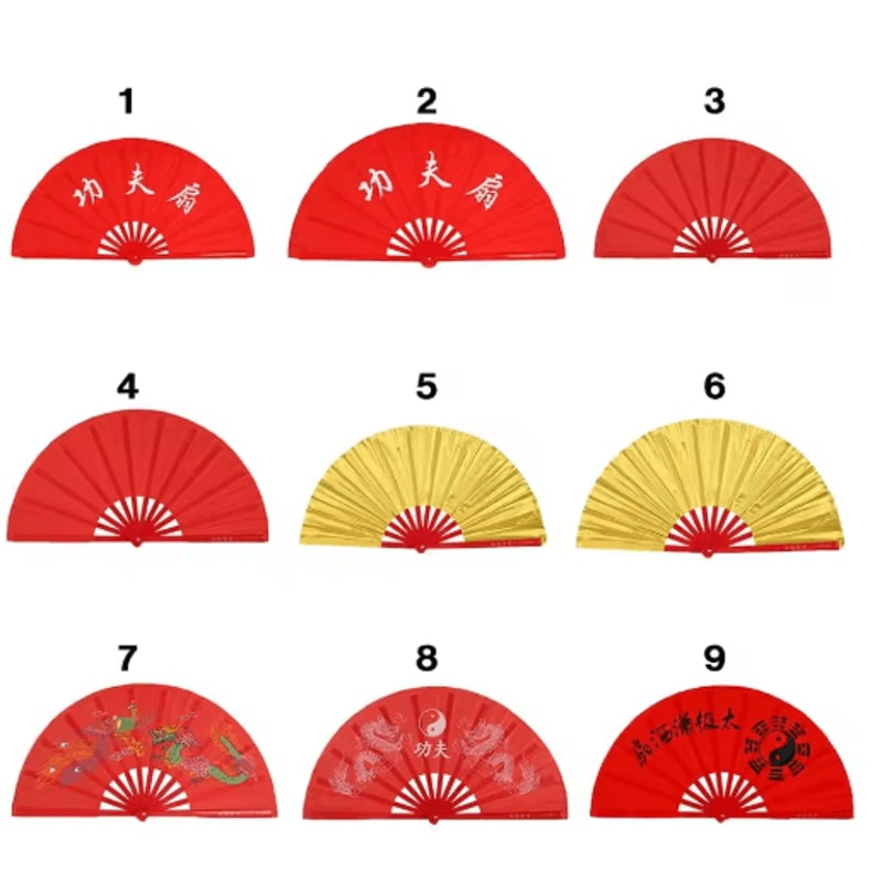 Chinese Tai Chi Folding Fan For Dance Yoga Wedding Decor 11