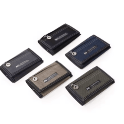 canvas trifold wallet for cash, cards & everyday carry