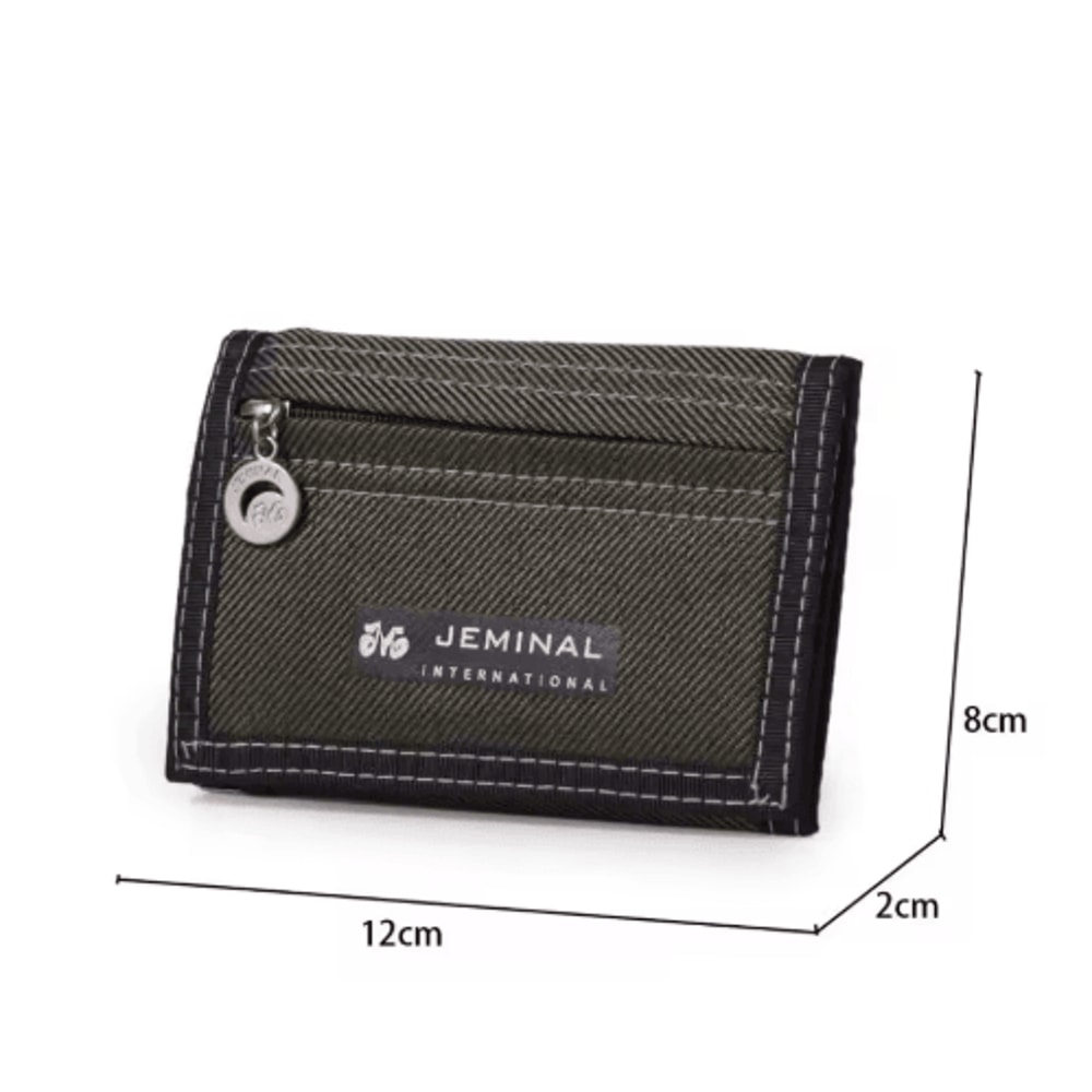 Canvas Trifold Wallet For Cash Cards Everyday Carry 7