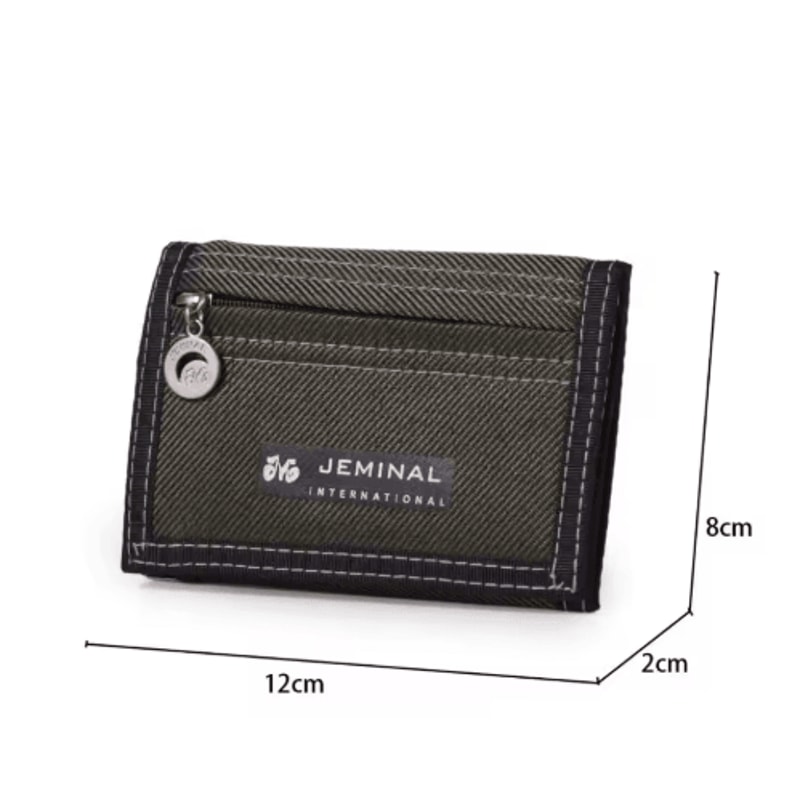 Canvas Trifold Wallet For Cash Cards Everyday Carry 7