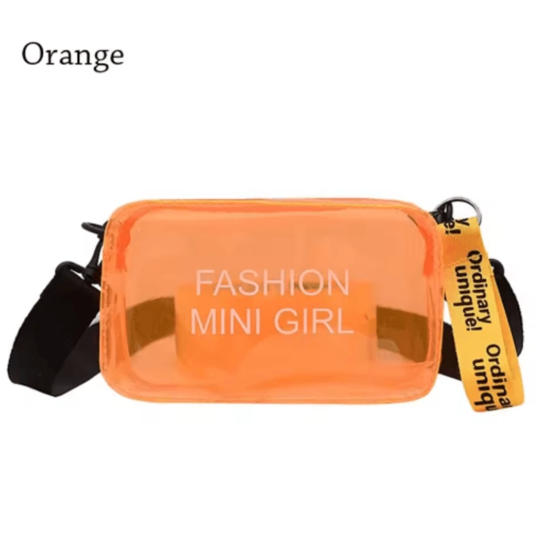 Transparent Laser Crossbody Bag For Women With Candy Color Style 3