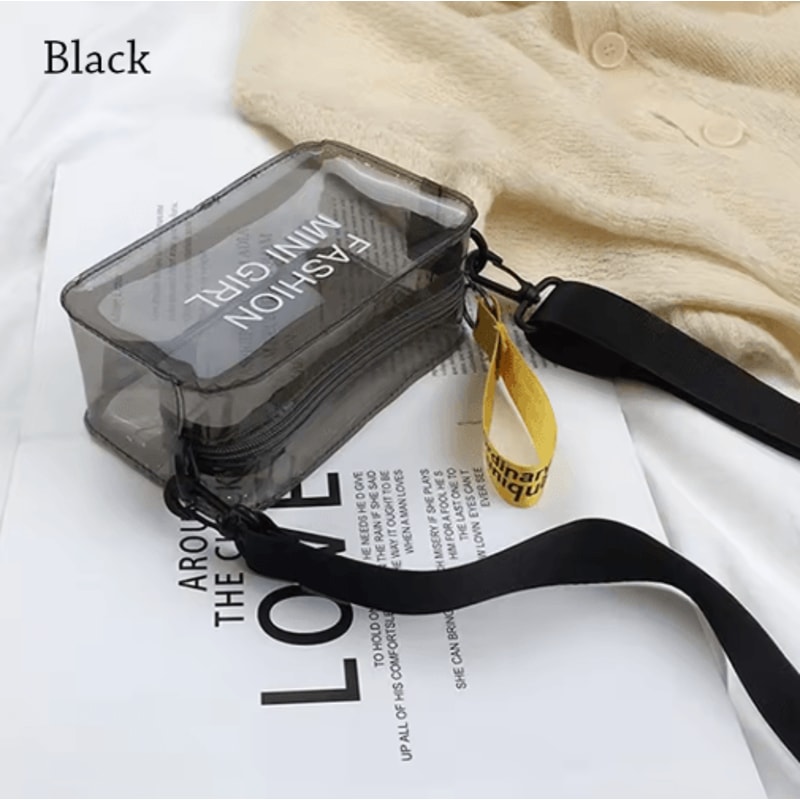 Transparent Laser Crossbody Bag For Women With Candy Color Style 5