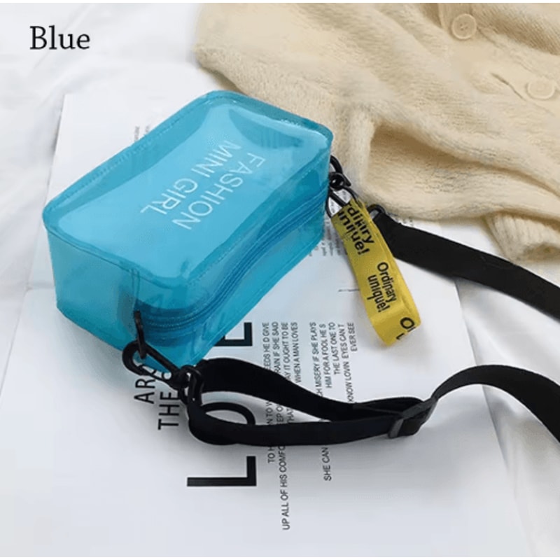 Transparent Laser Crossbody Bag For Women With Candy Color Style 8