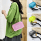Transparent Laser Crossbody Bag For Women With Candy Color Style 0
