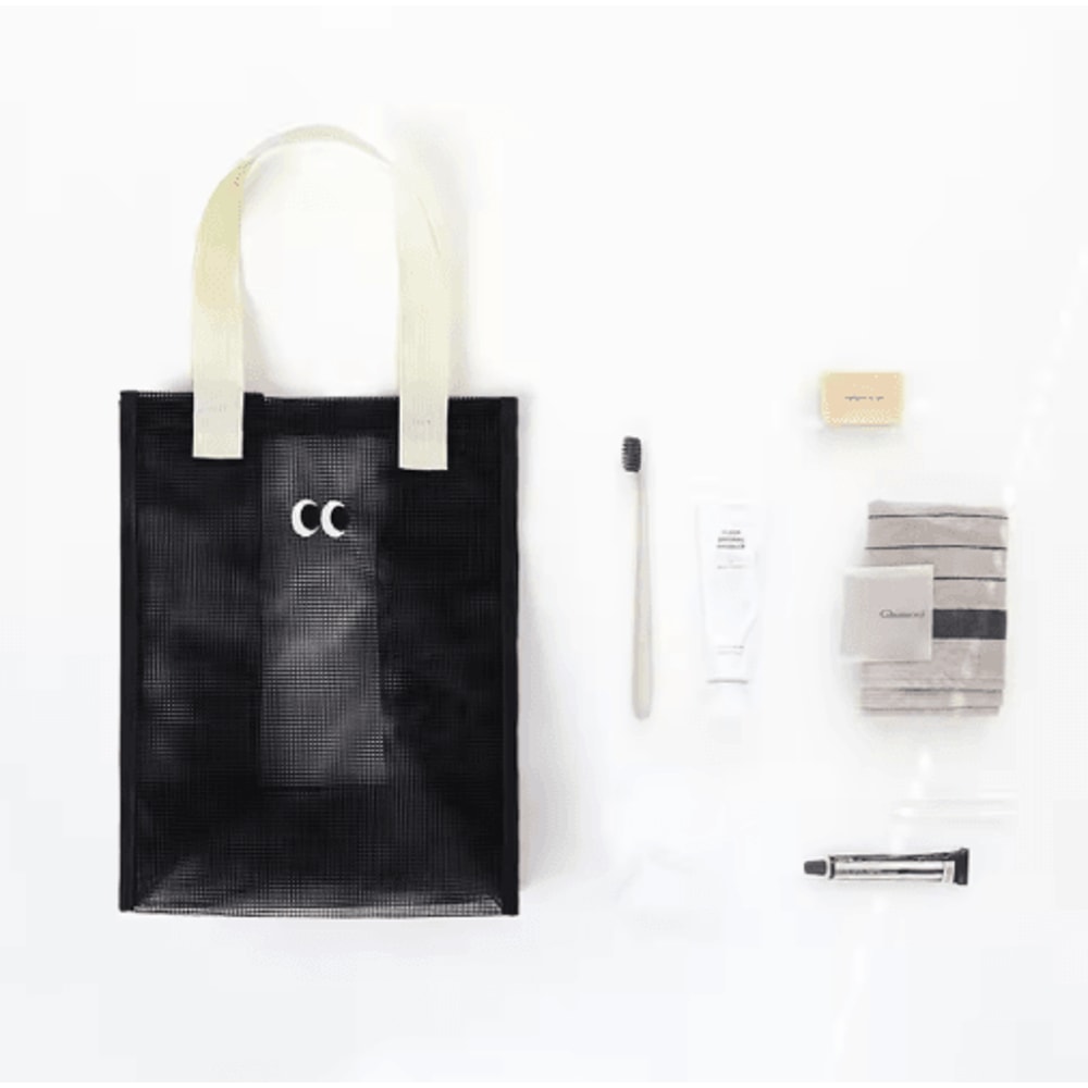 Large Capacity Mesh Travel Bag With Cartoon Big Eyes Design 8