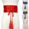 Vintage Floral Kimono Waist Belt With Satin Bow Design 8